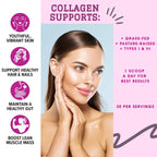 Collagen Peptides Powder  Hydrolyzed Types I - III  Unflavored (10 Oz)