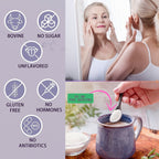 Collagen Peptides Powder  Hydrolyzed Types I - III  Unflavored (10 Oz)