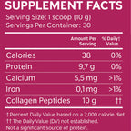 Collagen Peptides Powder  Hydrolyzed Types I - III  Unflavored (10 Oz)